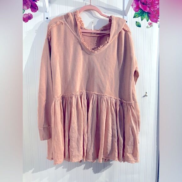 Free People Summer Dreams Hoodie Pullover size Small - Picture 3 of 10